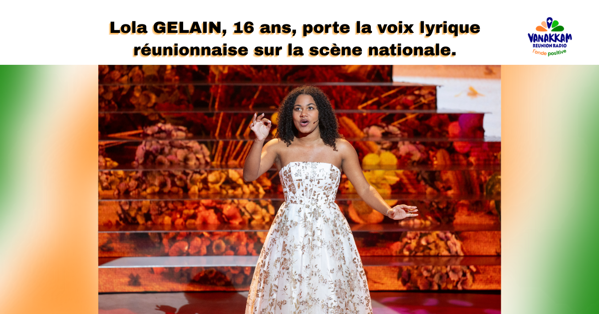 Lola GELAIN, 16 ans, représentera La Réunion dans la demi-finale de Prodiges